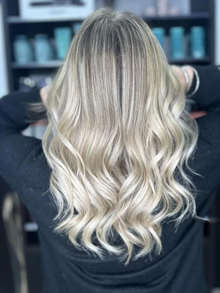 Balayage de cheveux